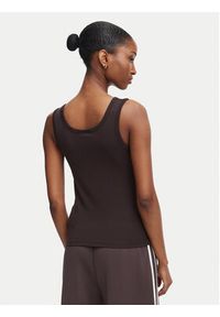 Guess Top V6YP09 K4312 Brązowy ciemny Regular Fit. Kolor: brązowy. Materiał: bawełna #4