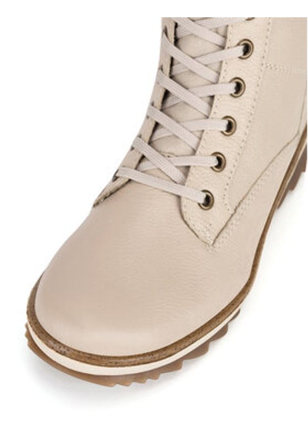 Remonte Trzewiki R8483-60 Beżowy. Kolor: beżowy. Materiał: skóra