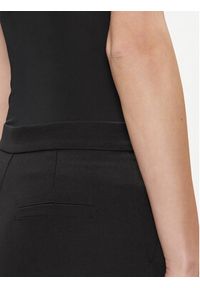 Maryley Spodnie materiałowe 24EB587/43NE Czarny Relaxed Fit. Kolor: czarny. Materiał: syntetyk
