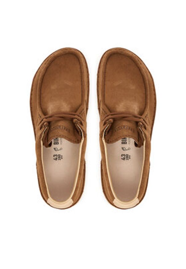Birkenstock Półbuty Pasadena 1030852 Brązowy. Kolor: brązowy. Materiał: zamsz, skóra