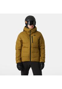 Kurtka z kapturem Helly Hansen Kvitfjell Race. Typ kołnierza: kaptur. Kolor: brązowy. Materiał: puch. Sezon: zima. Sport: narciarstwo #1
