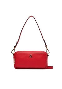 TOMMY HILFIGER - Tommy Hilfiger Torebka Th Daily Camera Bag AW0AW18377 Czerwony. Kolor: czerwony. Materiał: skórzane #5