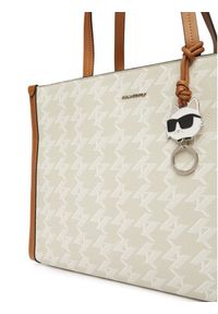 Karl Lagerfeld - KARL LAGERFELD Torebka B3W30136 Kremowy. Kolor: kremowy. Materiał: skórzane #5