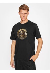 Just Cavalli T-Shirt 75OAHT01 Czarny Regular Fit. Kolor: czarny. Materiał: bawełna #1