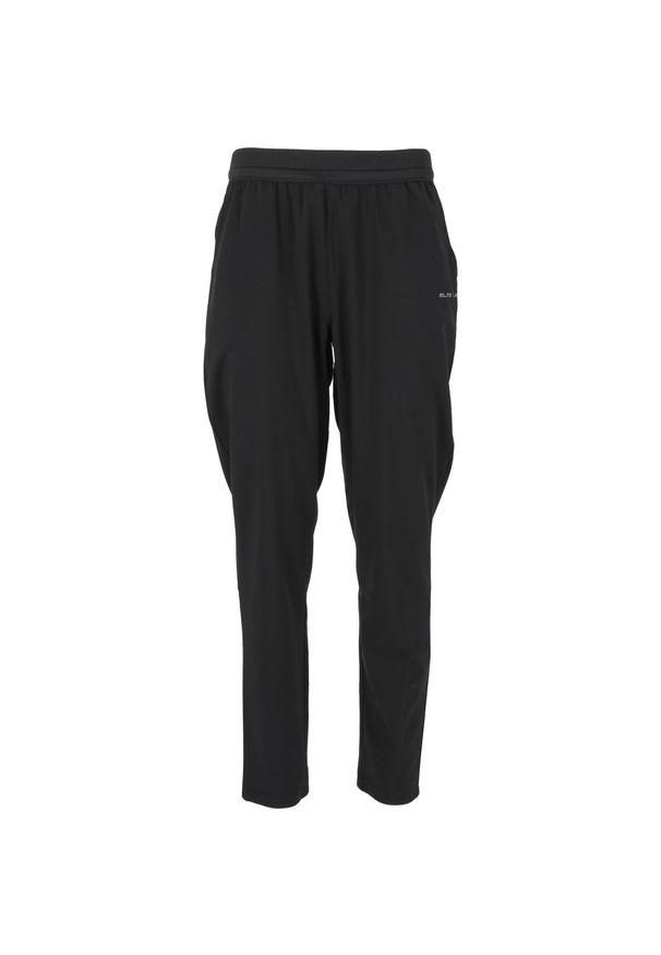 ELITE LAB - Damskie spodnie treningowe Elite Lab Run. Kolor: czarny. Materiał: dresówka. Sport: bieganie