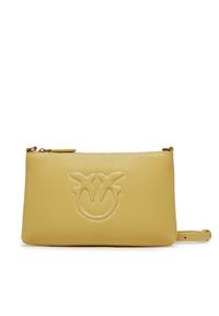 Pinko - PINKO Torebka Flat Horizontal Mini PE 25 PCPL 104277 A2AN Zielony. Kolor: zielony. Materiał: skórzane