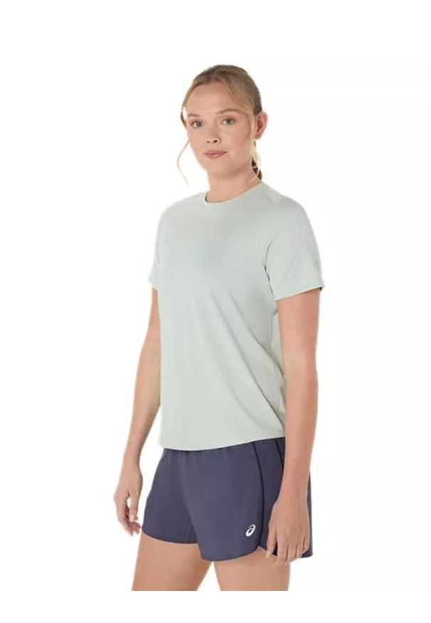 Koszulka damska Asics. Kolor: szary. Materiał: materiał