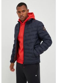 Napapijri kurtka dwustronna męska kolor granatowy przejściowa. Kolor: niebieski. Materiał: puch #1