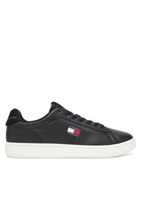 Tommy Jeans Sneakersy Archive '98 EM0EM01596 Czarny. Kolor: czarny. Materiał: skóra