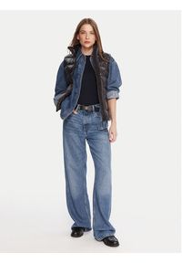 Tommy Jeans Bezrękawnik DW0DW21622 Czarny Slim Fit. Kolor: czarny. Materiał: syntetyk. Długość rękawa: bez rękawów