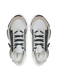 TwinSet - TWINSET Sneakersy 242TGT18E Biały. Kolor: biały. Materiał: skóra