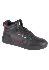 Buty sportowe LOTTO NANDU MID sneakersy. Kolor: biały, czerwony, wielokolorowy, czarny