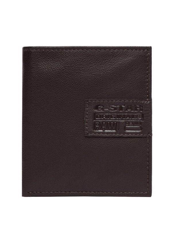 G-Star RAW - G-Star Raw Portfel HP-MAEL-1-GOAT Brązowy ciemny. Kolor: brązowy. Materiał: skóra