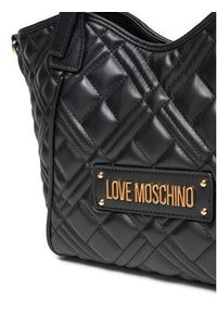 Love Moschino - LOVE MOSCHINO Torebka JC4371PP0LLA0000 Czarny. Kolor: czarny. Materiał: skórzane #4