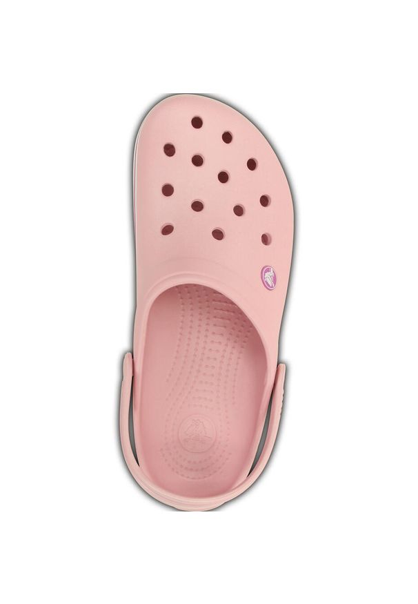 Chodaki Crocs Crocband. Kolor: biały, wielokolorowy, różowy. Materiał: materiał, syntetyk