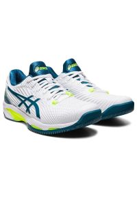 Buty do tenisa ziemnego Asics Solution Speed Ff M 1041A182102 białe. Kolor: biały. Sport: tenis #3