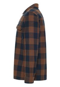 Mustang - Męska Koszula MUSTANG Clemens CH Overshirt Big Check Brown Two Tone 1014499 12519. Materiał: denim #4