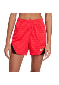 Nike - Damskie Spodenki DriFIT Strike Shorts. Kolor: różowy. Sport: turystyka piesza