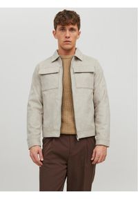 Jack & Jones Kurtka z imitacji skóry Payton 12213082 Beżowy Regular Fit. Kolor: beżowy. Materiał: skóra #1