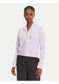Juicy Couture Bluza Madison JCWA122001 Fioletowy Slim Fit. Kolor: fioletowy. Materiał: syntetyk