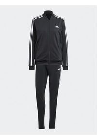 Adidas - adidas Dres Essentials 3-Stripes IJ8781 Czarny Slim Fit. Kolor: czarny. Materiał: syntetyk #8