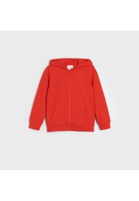 Sinsay - Bluza rozpinana - Czerwony. Kolor: czerwony #1