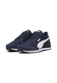 Puma - Sneakersy nylonowe unisex ST Runner v4 PUMA Club Navy White Blue. Kolor: niebieski, wielokolorowy, biały. Materiał: nylon