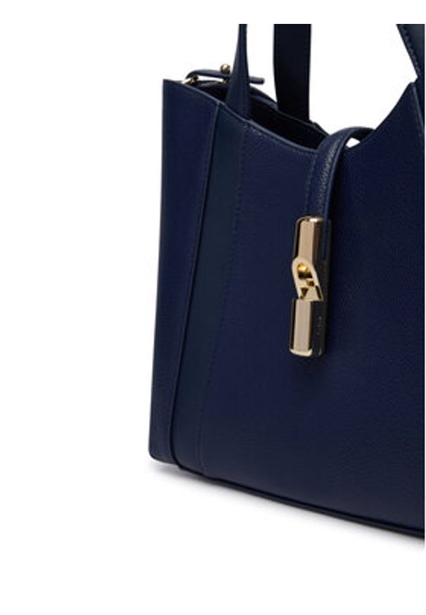 Furla Torebka Goccia S WB01789 BX3353 KH 4852S Niebieski. Kolor: niebieski. Materiał: skórzane