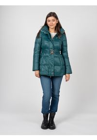 Patrizia Pepe Kurtka Puchowa | 2O0049A9M1 | Kobieta | Zielony. Typ kołnierza: kaptur. Kolor: zielony. Materiał: poliamid. Wzór: jednolity #1