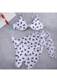 Intica - Strój kąpielowy push-up z pareo na plażę Eta. Kolor: wielokolorowy. Materiał: materiał #1