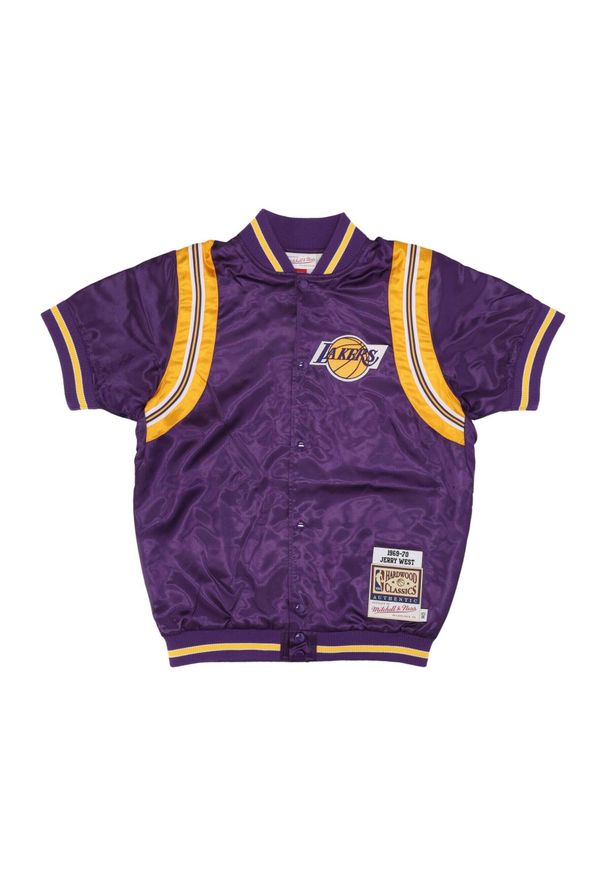 Mitchell & Ness - Koszulka NBA Los Angeles Lakers Authentic Jerry West 1969/70. Kolor: fioletowy. Materiał: poliester. Sport: koszykówka