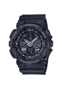 Casio - CASIO ZEGAREK G-SHOCK ORIGINAL GA-140-1A1ER. Rodzaj zegarka: cyfrowe. Materiał: tworzywo sztuczne. Styl: sportowy