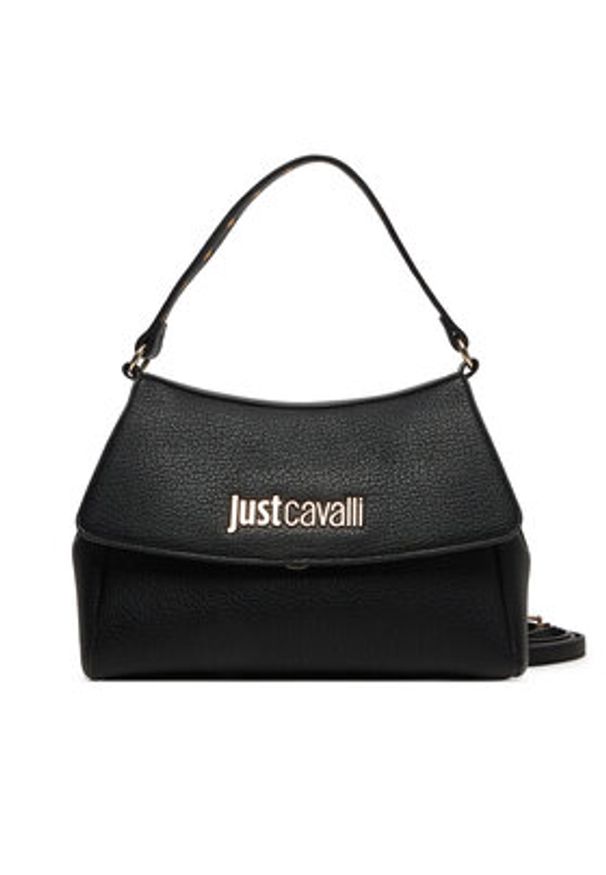 Just Cavalli Torebka 80RA4BU2 ZSB81 Czarny. Kolor: czarny. Materiał: skórzane