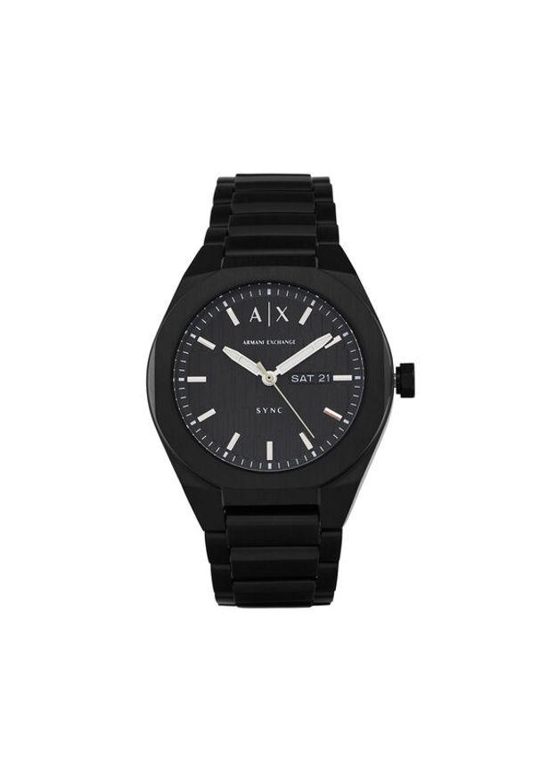 Armani Exchange Zegarek Sync AX4301 Czarny. Kolor: czarny
