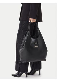 Love Moschino - LOVE MOSCHINO Torebka JC4392PP0NKN0000 Czarny. Kolor: czarny. Materiał: skórzane #4