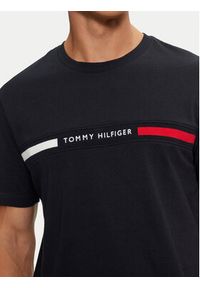 TOMMY HILFIGER - Tommy Hilfiger T-Shirt MW0MW36498 Granatowy Regular Fit. Kolor: niebieski. Materiał: bawełna