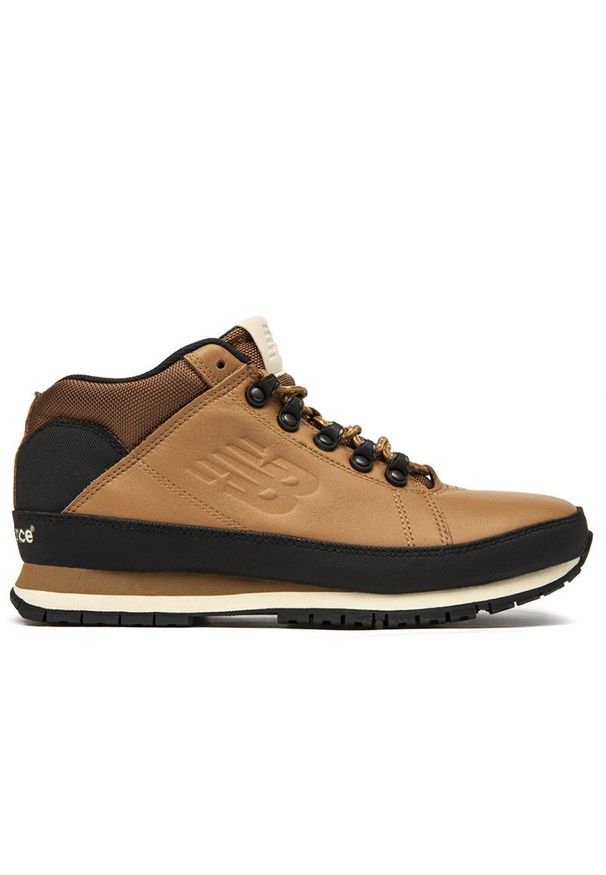 Buty New Balance H754TB - brązowe. Okazja: na spacer, na co dzień. Kolor: brązowy. Materiał: skóra. Szerokość cholewki: normalna. Sezon: zima. Sport: turystyka piesza