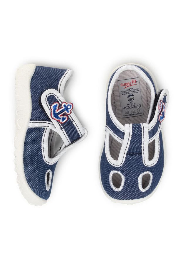 Kapcie Superfit. Kolor: niebieski