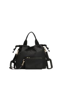 Kazar - Praktyczna torebka plecak 2w1 mummy bag. Kolor: czarny. Styl: młodzieżowy, klasyczny #1