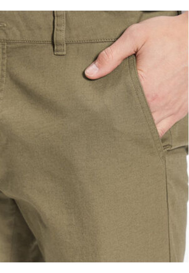Helly Hansen Chinosy Dock 34274 Brązowy Regular Fit. Kolor: brązowy. Materiał: bawełna