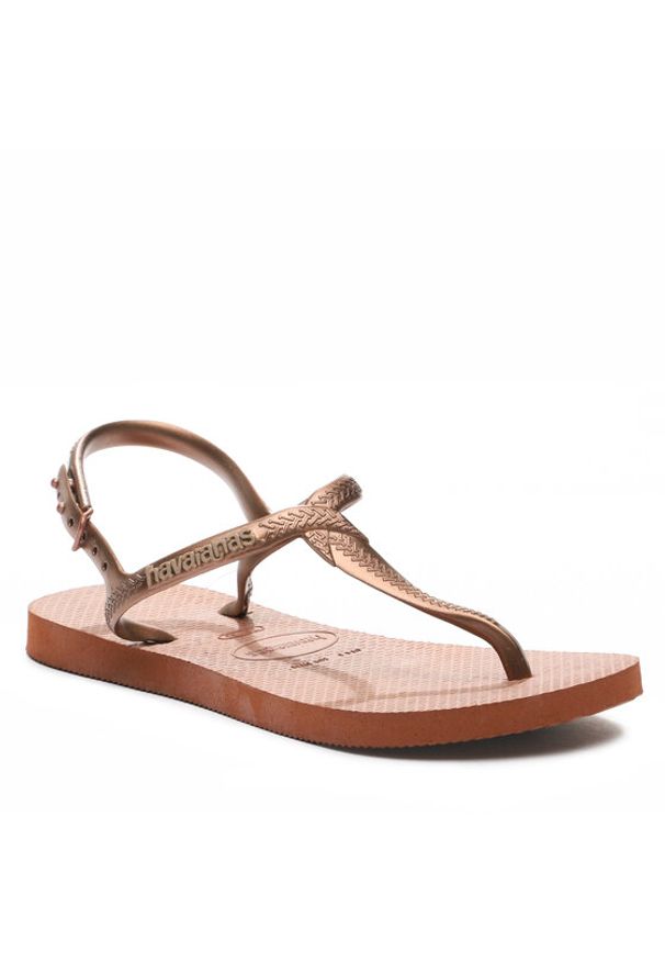 Havaianas Sandały 41447561976 Złoty. Kolor: złoty. Materiał: syntetyk