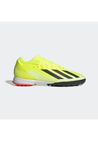 Adidas - Buty do piłki nożnej ADIDAS X Crazyfast League TF. Kolor: żółty. Szerokość cholewki: normalna. Sport: piłka nożna