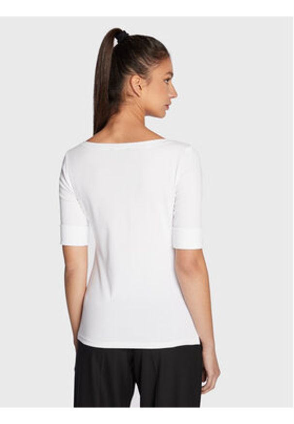 Lauren Ralph Lauren Bluzka 200654963 Biały Regular Fit. Kolor: biały. Materiał: bawełna