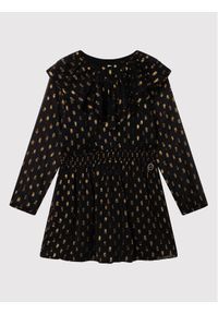 MICHAEL KORS KIDS Sukienka elegancka R12119 D Czarny Regular Fit. Kolor: czarny. Materiał: syntetyk. Styl: elegancki #1