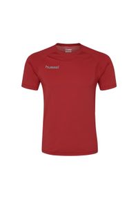 Jersey Hummel enfant First Performance HML. Kolor: czerwony, wielokolorowy, różowy. Materiał: jersey. Sport: piłka ręczna #1