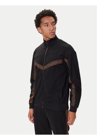 Hugo - HUGO Bluza Dingmoor 50542833 Czarny Regular Fit. Kolor: czarny. Materiał: bawełna