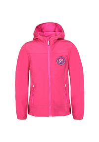 ALPINE PRO - Kurtka Softshell dla Dzieci Alpine Pro Omano 140-146. Kolor: zielony. Materiał: elastan, poliester. Sezon: wiosna, jesień. Styl: sportowy