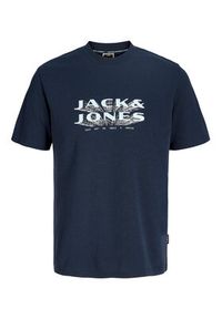 Jack & Jones T-Shirt Fusion 12289880 Niebieski Regular Fit. Kolor: niebieski. Materiał: bawełna #5