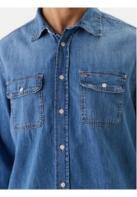 Tommy Jeans Koszula jeansowa DM0DM23028 Niebieski Relaxed Fit. Kolor: niebieski. Materiał: bawełna #4