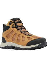 columbia - Buty Trekkingowe Męskie Columbia Redmond III Mid Waterproof. Kolor: brązowy. Sport: turystyka piesza